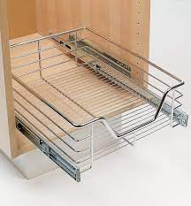 Adaptable to many storage needs, these organizers take efficiency to another level. Pull Out Wire Drawers Lee Valley Tools