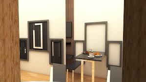 To extend the table, you pull the halves apart and the leaves drop in — on top of the runners. Pull Out Dining Table And Chair 3d Warehouse