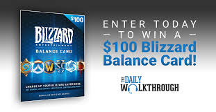 You can also purchase battle.net. 100 Blizzard Balance Giveaway The Daily Walkthrough