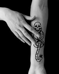 Mangiamorte Potterhead Tattoo Harry Potter Aesthetic Slytherin Draco