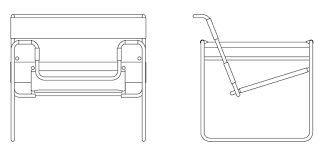 wasilly chair line drawing google search 마르셀 의자