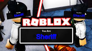 Murderer vs sheriff (roblox mm2 fanart). How To Get Sheriff Every Round Roblox Murder Mystery 2 Youtube