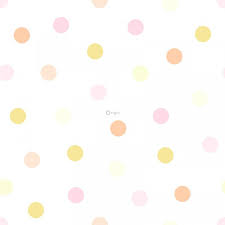 wallpaper polka dots pastel yellow