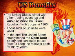 The impact of such an open door policy would be to put all of the imperial nations on an equal footing and minimize the power of those nations with existing the u.s. Open Door Policy In China Ppt Download