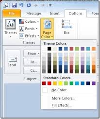 To create your own color, click more colors, and then pick a color on the standard tab or enter numbers on the custom tab. How To Add Holiday Background For Outlook Email Techyv Com
