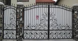 S C Yildiz General Forest S R L Modele Porti Si Garduri Din Fier Forjat Model 101pg224 Gate Wall Design Wrought Iron Design Gate Design