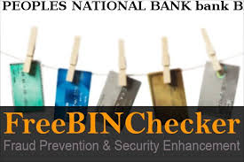 A credit card number or debit card number consists of two parts. Peoples National Bank Credit Card Peoples National Bank Credit Bin List For Checking Payments From Online Free Database