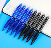 Erasable 0.5mm Side Button Gel Pen - * - Fast Drying, Reusable * Ink Level,  Medium Point