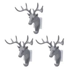 Check spelling or type a new query. 3pcs Streaking Coat Cap Bag Keys Hanger Hook Saim Creative Plastic Hooks Wall Decor Deer Head Animal Self Clothing Jewelry Display Racks Non Black Storage Organization Home Kitchen Wudfurniture Com