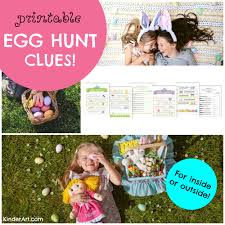 Get best easter decor ideas & easy easter decorating tips here, including easter decorations for home & easter diy. Easter Egg Clues To Set Up Your Own Scavenger Hunt Kinderart Com