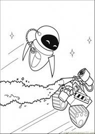 Wall E Eve Coloring Page Cartoon Coloring Pages Cute Coloring Pages Disney Coloring Pages