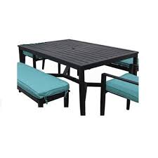 Get mainstays patio set with fast and free shipping for many items on ebay. Must Have Mainstays Rockview Slatted Outdoor Dining Table Black From Mainstays Accuweather Shop