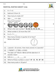 Preschool math worksheets and printable pdf handouts. Uk Year 3 Maths Worksheets Novocom Top