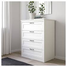 Songesand Kommode Mit 4 Schubladen Weiss 82x104 Cm Ikea Deutschland Bedroom Chest Of Drawers White Chest Of Drawers White Chests