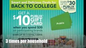 Publix gift cards make great gifts for family, friends, business associates, and employees. Earn 30 In Publix Gift Cards Youtube
