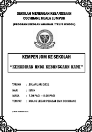 Buku program jom ke sekolah 2019. Kempen Jom Ke Sekolah Membalik Buku Halaman 1 6 Pubhtml5