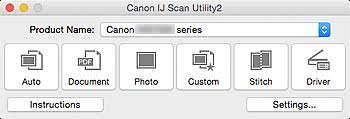If your product issue was not resolved after following the steps above, or if you require additional help, please create or log in to your canon account to see your technical support options. Canon Pixma Manuals Mg7700 Series Ij Scan Utility Main Screen
