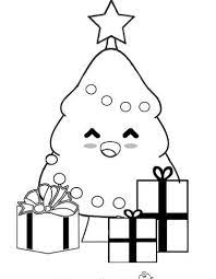 Navidad Kawaii Para Colorear Dibujos Kawaii Dibujos Arbol De Navidad Para Colorear