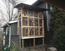Outdoor cat runs, cat enclosures & cat cages. Build A Catio An Outdoor Enclosure For Cats Canadian Woodworking Magazine