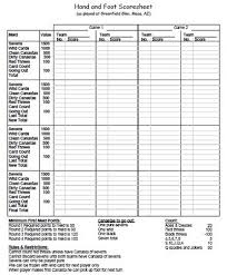 We created our farkle score sheet to be used with our new farkle deluxe dice game, but you are free to print out the scorecards and use them with any. 14 Free Hand And Foot Score Sheet Template Republic