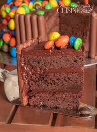 La génoise pour un moule de 30 cm. Le Gravity Cake Gateau D Anniversaire Au Chocolat M Ms Amour De Cuisine