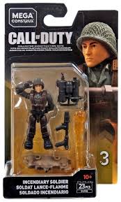 Call Of Duty Action Figures Mega Bloks Call Of Duty Specialists Series 3 Incendiary Soldier Mini Figure Call Of Duty Toys Call Of Duty Mini Figures