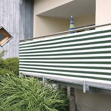 Balkon Zaunsichtschutz Uv Bestandig Einfache Montage Oliv Grun Weiss 500 X 90cm Balkon Sichtschutz Wohnung Weihnachten Balkon