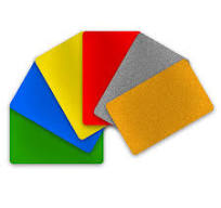PVC Karten 86 x 54 x 0,76 mm verschiedene Farben