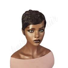 Short Pixie Human Hair Wig