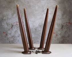Great for replacement or your furniture building & refinishing projects. Tapered Table Legs Vintage Wooden Furniture Legs Mid Century Modern Wood Table Legs And Brackets Vintage Furniture Supplies Wood Table Legs Furniture Legs Wood Furniture Legs