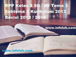 Check spelling or type a new query. Rpp Kelas 3 Sd Mi Tema 3 Subtema 2 Kurikulum 2013 Revisi 2018 2019 Infoloh Com