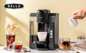 Bella single cup coffee maker reviews. Amazon Com Bella Single Serve Coffee Maker Dual Brew K Cup Pod Or Ground Coffee Brewer Adjustable Drip Tray For Personal Travel Mugs Large Removable Water Tank Black Kitchen Dining