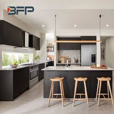 Our cabinets are fully assembled. China Customize Usa Style Pure Black Lacquered Solid Wood Kitchen Cabinets China Kitchen Cabinets Kitchen Furniture