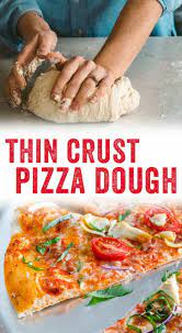 Thin Crust Pizza Dough With Video A Couple Cooks Recipe Thin Crust Pizza Dough Pizza Recipes Dough Thin Crust Pizza