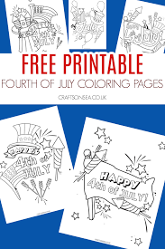 Whether you're in the classroom or we have a great selection of free 4th of july coloring pages at momswhothink that you can print at home for free. 4th Of July Coloring Pages Crafts On Sea