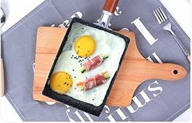 Frying Omelet Fried Eggs Square Pan Pancake Mini Cooking Grill For All Heat Sources Induction Heat Gus Electri Cooking On The Grill Fried Egg Induction Heating