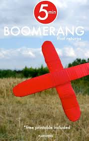How To Make Cardboard Boomerang Playtivities Family Weekend Activities Family Bonding Activities Boomerang Kids