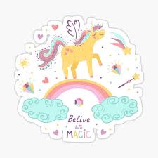Weitere ideen zu einhorn sprüche, pummel einhorn, einhorn bilder. Sticker Unicorn Quote Redbubble