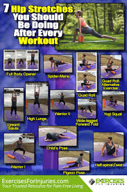 7 Hip Stretches You Should Be Doing After Every Workout Exercises For Injuries In 2020 Hip Stretches Workout Hips