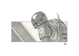 Droid Art Print Star Wars Fan Art K2so Kaytuesoo Sci Etsy Star Wars Fan Art Star Wars Fans War Fan