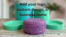 Logo Shampoo Bar Mold | Custom Logo Shampoo Bar Mold | Logo Shampoo Mold |  Shampoo Bar Mold with Logo | Logo Shampoo Press | Puck Logo Mold