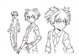 Karma and nagisa experiencing the life of an astronaut. Karma Assassination Classroom Coloring Pages Novocom Top