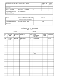 In calculul salariului pentru plata cu ora nu se include si gradatia de merit. Fisa Activitate Plata Cu Ora Bud Maria Rodica Saptamana 1 Mai 1 Docx
