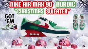Nike Air Max 90 Nordic Christmas Review On Feet Youtube