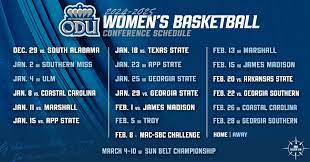 Odu Women's Basketball Schedule
