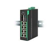 12 Ports L2 Cloud Managed PoE Switch With DC8V To DC57V Voltage Boost