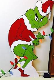 Grinch Stealing Christmas Lights Yard Art Design Ideas In 2020 Grinch Christmas Lights Grinch Christmas Decorations Christmas Yard Decorations