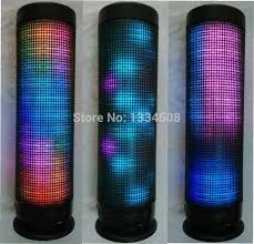 Multicolor Light Up Led Music Dancing Bluetooth Pulse Speaker Portable Sound Bar Caixa De Som Bt Night Party Accessory Speaker Cellphone Speaker For Mp3 Playeraccessories Speaker Aliexpress