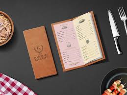 Restaurant Menu Card Psd Mockup Menu Mockup Restaurant Menu Card Menu Cards