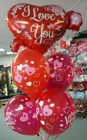 Valentines day heart balloons on pink background. Valentines Love Bouquet Balloons In Lancaster Sc Balloon Express